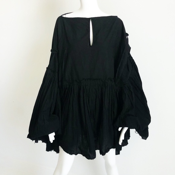 Junya Watanabe Poncho Avante-Garde Ruffle Wrap Tie from Kat Von D Charity Rare M - Picture 6 of 12